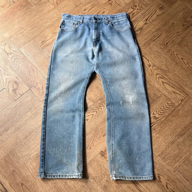 [33]리바이스 517 빈티지 데미지드 스트레치 플레어진 F27