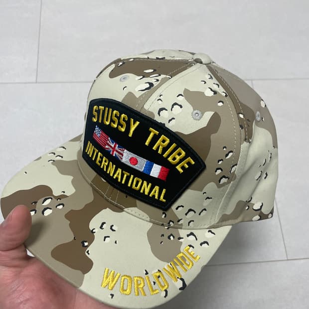 스투시 초코칩 데저트 카모 사막 3색 캡 스냅백