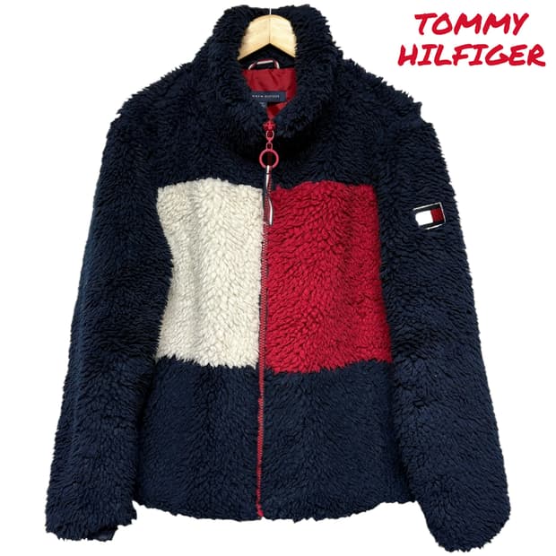 3783 타미힐피거 쉐르파 플리스 자켓 점퍼
