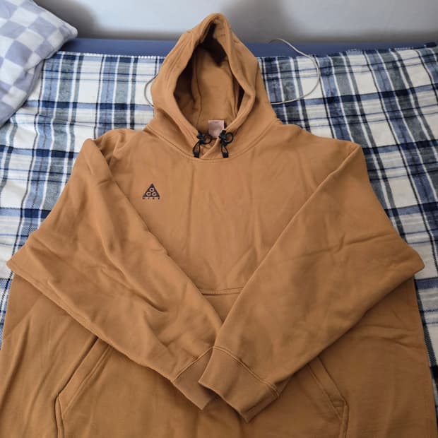 나이키 ACG 풀오버 겨자색 후드티셔츠 BQ3453-790 XXL해외판