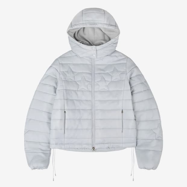 뚜오미오 패딩 STAR PADDED JACKET [LIGHT GREY]