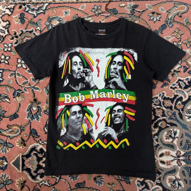 90s Bob Marley 오리지널 빈티지 티셔츠