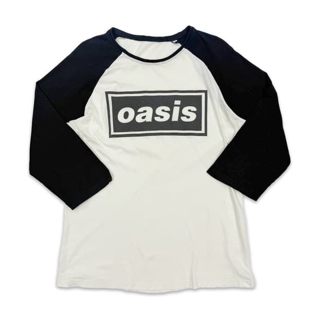 빈티지 oasis 나그랑 5부 밴드티