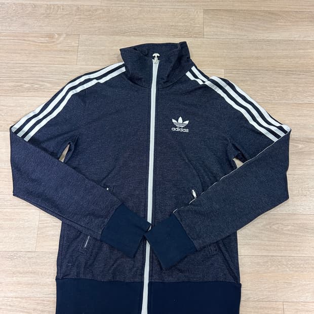 아디다스 여성 파이어버드 데님느낌 져지 트랙탑