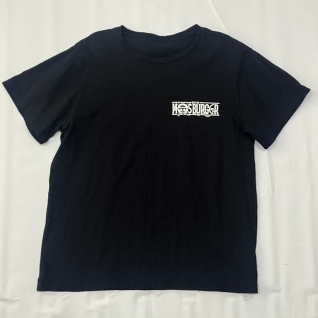 MOSBURGCR 재팬 원피스 밀집모자 해적단 반팔 티셔츠 펑크