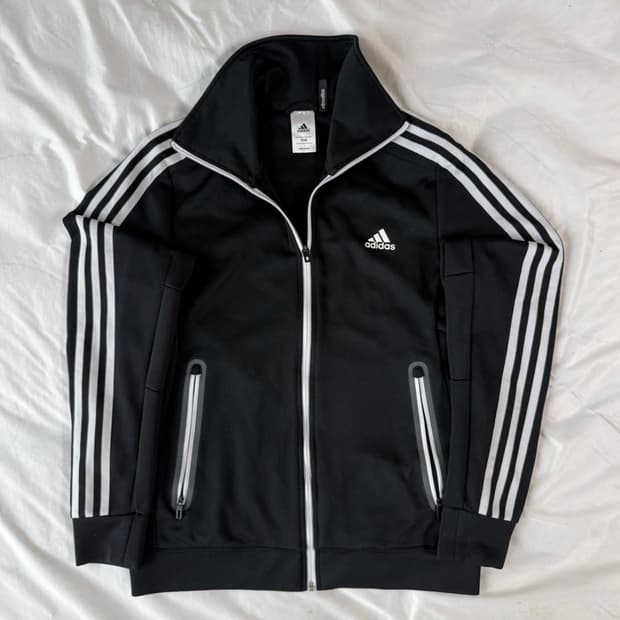 아디다스 트랙탑 블랙 100