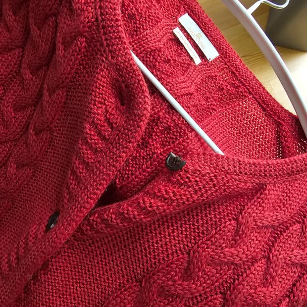 Munrospun 울 가디건 L