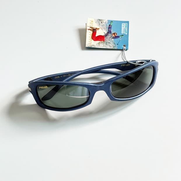 90s PROSUN 볼드 맷네이비 스퀘어 빈티지 선글라스