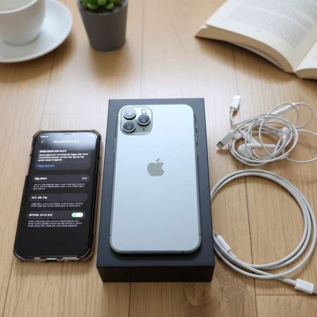 아이폰11 pro 미드나잇그린 256g 판매합니다