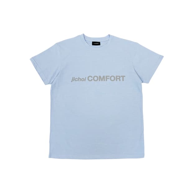 지초이컴포트 25-002 LOGO T-SHIRT (SKY BLUE)