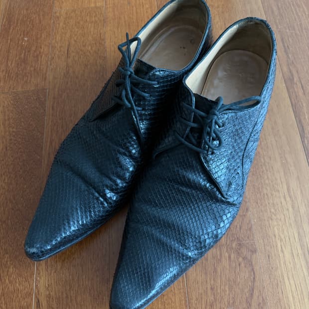 돌체앤가바나 뱀피 구두