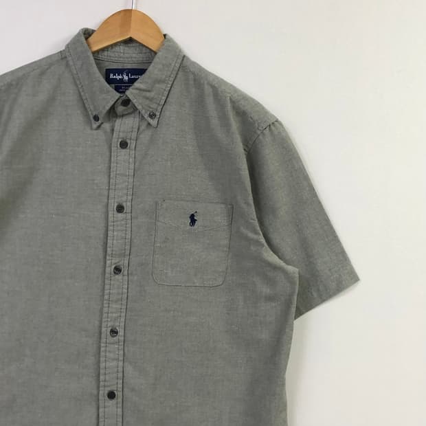 L 폴로 옥스포드 솔리드 셔츠