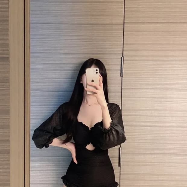 청순 모노키니 블랙