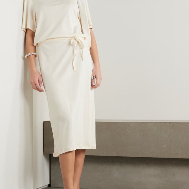 Lemaire Belted Rib T-shirt Dress