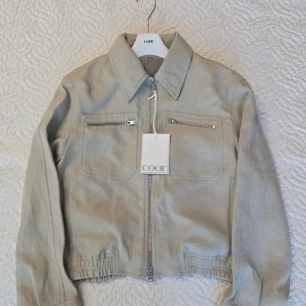 쿠어 울 린넨 자켓/ S사이즈/ 미시착 새제품