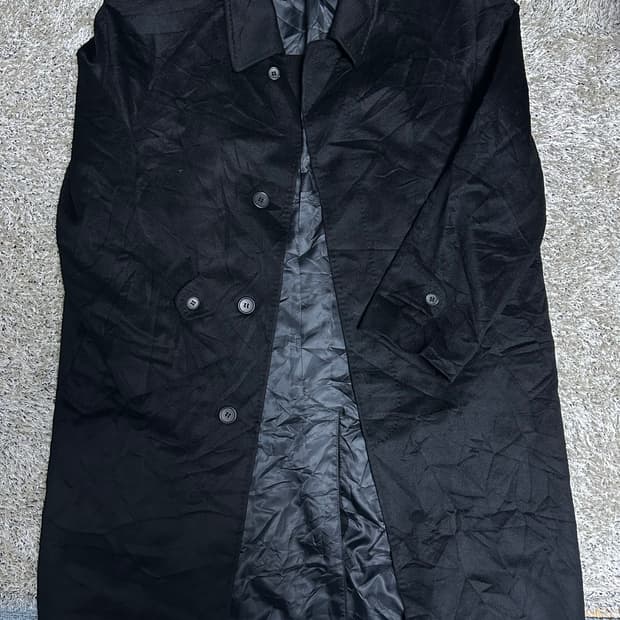 캐시미어 100프로 검정색 코트 사이즈 105~110