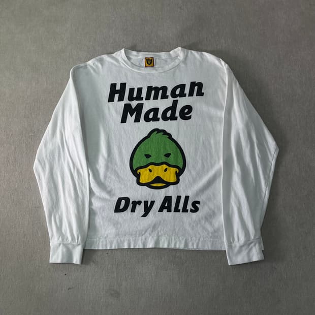 95 휴먼메이드 오리 덕 롱슬리브 티셔츠