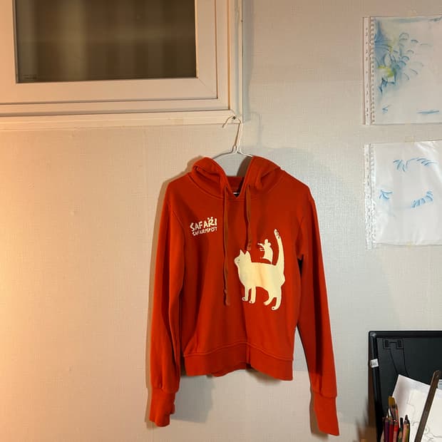 사파리 스팟 후드티