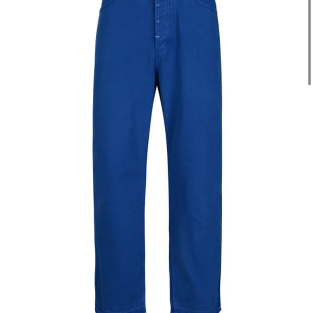 lyjel service CUT-OFF COBALT PANTS (2)