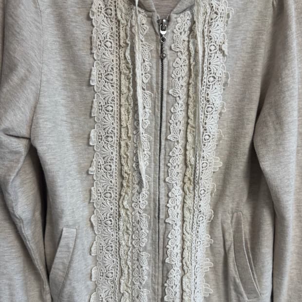 일본 빈티지 (카메) 모리걸 후드집업