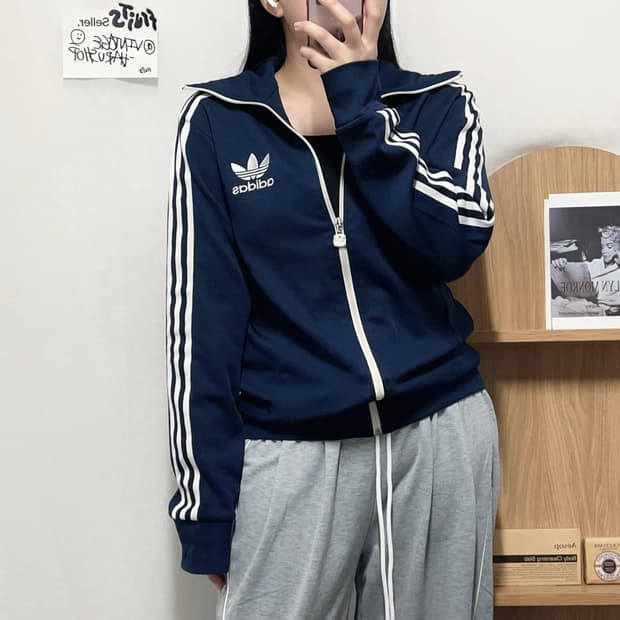 [정품] 아디다스 네이비 유로파 트레포일 져지 [ 90 ]