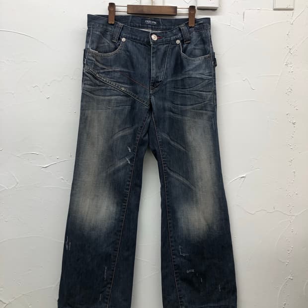 fr jeans 와이드 부츠컷 데님 팬츠