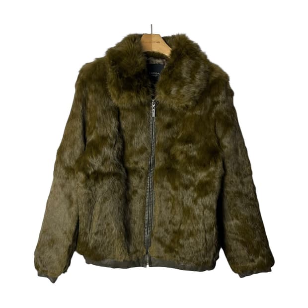 [LEEGA] 리가 래빗퍼 집업 자켓