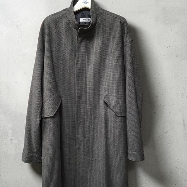 MODIFIED 체크 하프 코트