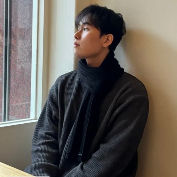 알리스 스트라이프 플로우 코튼 머플러