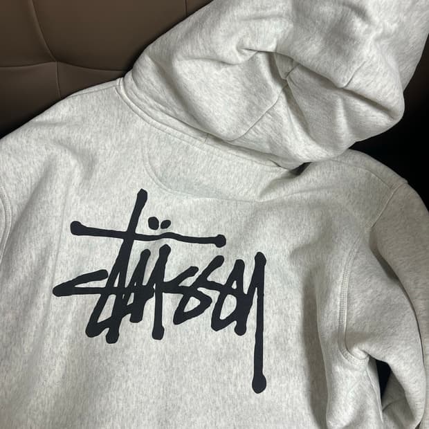 스투시 후드티(아이보리) L