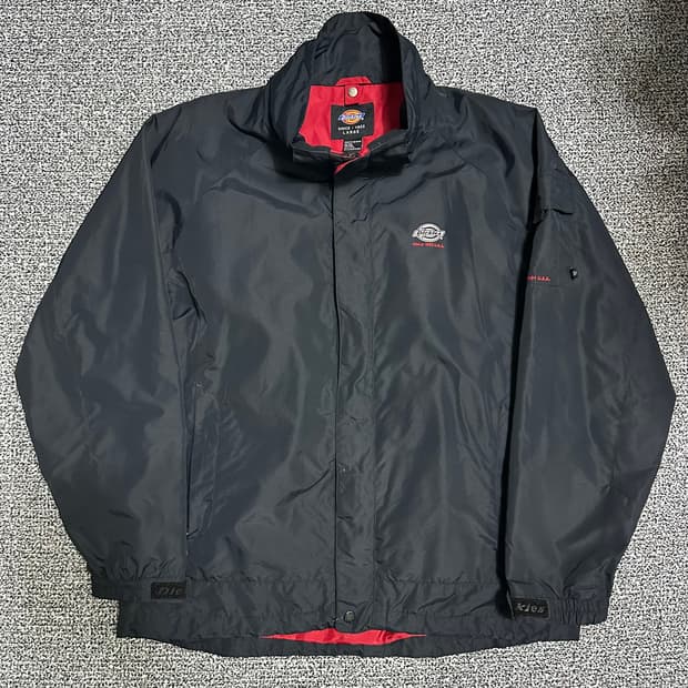 (105추천) 디키즈 블랙 오버핏 바람막이 자켓