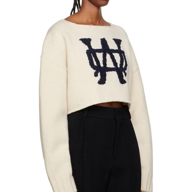 S웰던we11done 크롭 니트