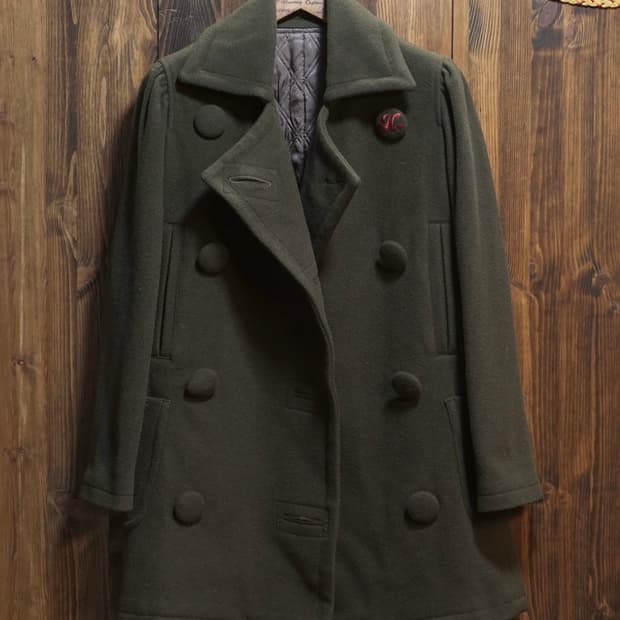 히스테릭글래머 더블 브레스트 울 코트