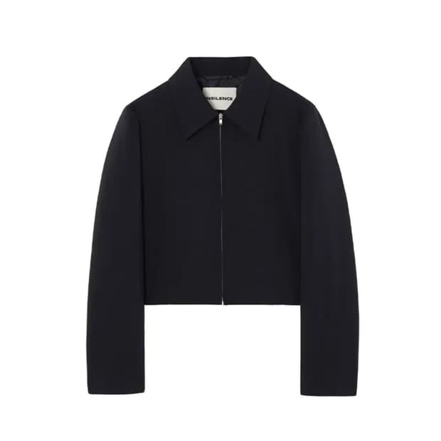 인사일런스우먼 크롭 집업 자켓