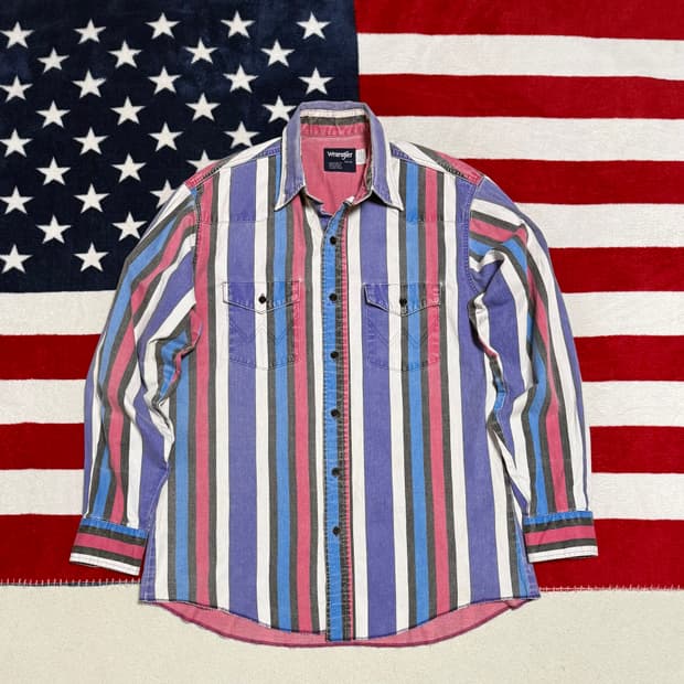 랭글러 웨스턴셔츠 90s Wrangler western shirt 빈티지