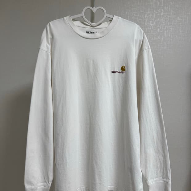 칼하트 롱슬리브 로고 티셔츠 L