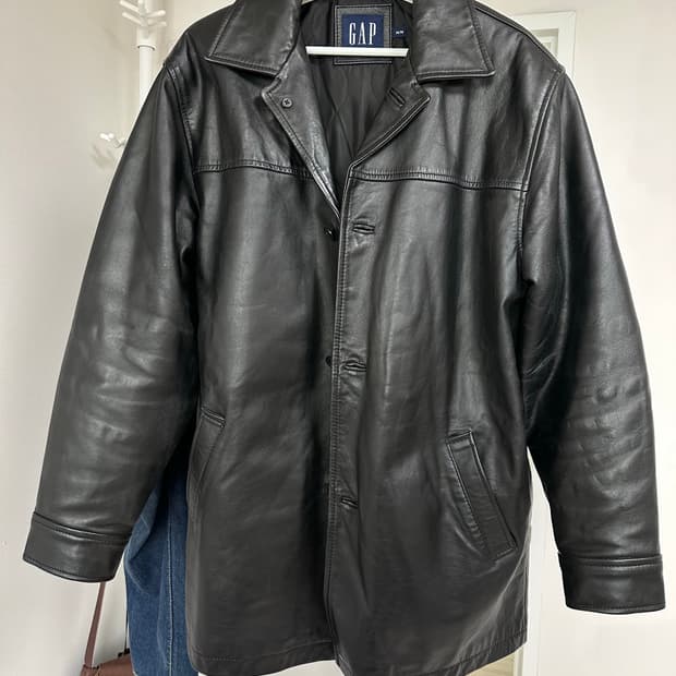 올드갭 old gap 레더 카코트 M 상태A