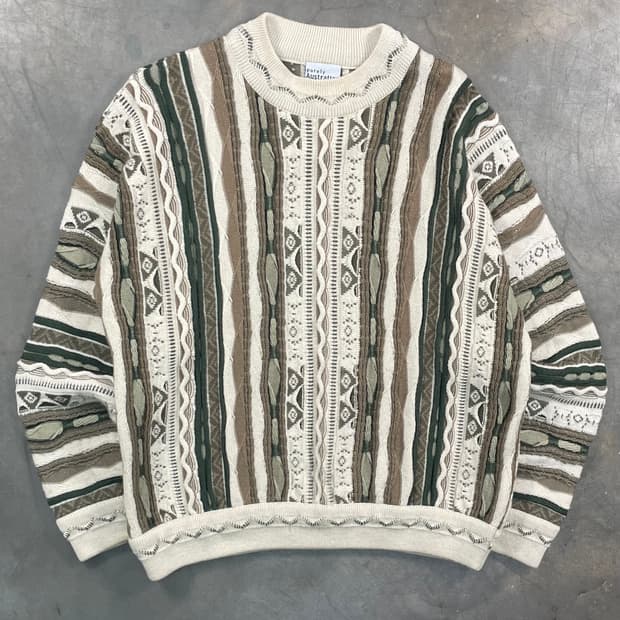 빈티지 케이블 니트