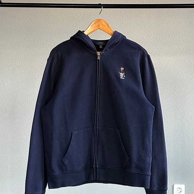 [M]폴로 랄프로렌 폴로베어 네이비 후드집업