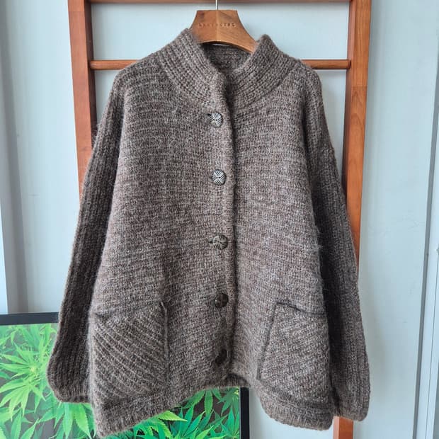 (JPN VTG) 일본빈티지빈티지 브라운 니트 가디건