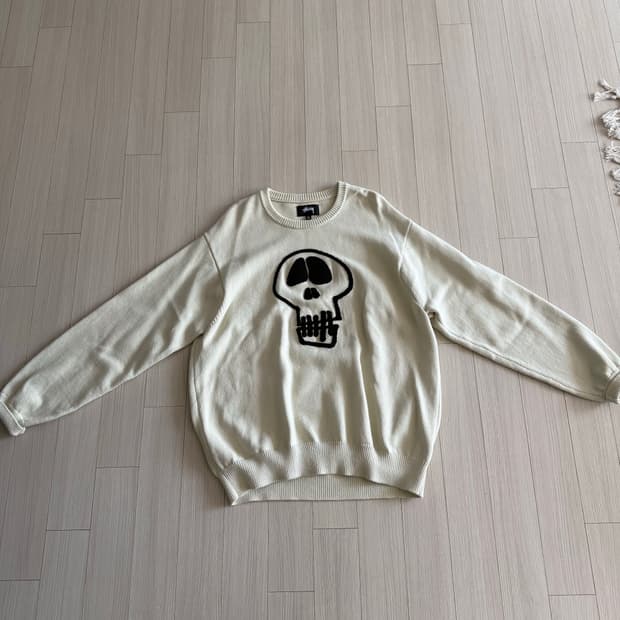 [XL] 스투시 스컬 스웨터