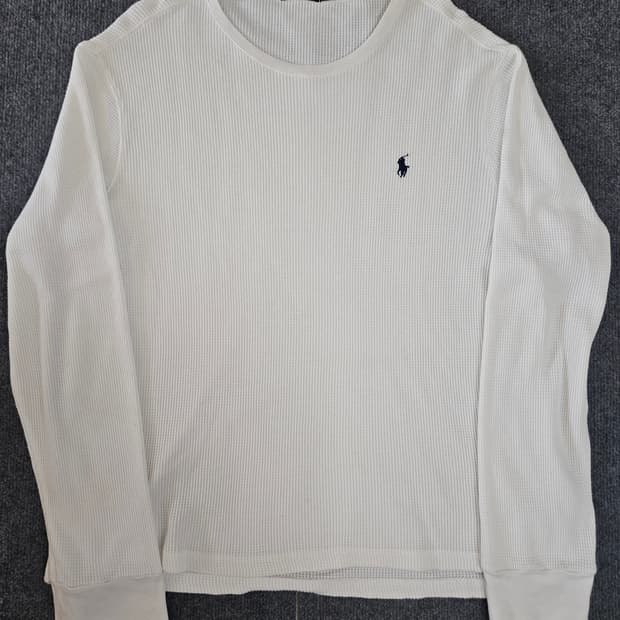 폴로 랄프로렌 화이트 와플셔츠 2XL 급처