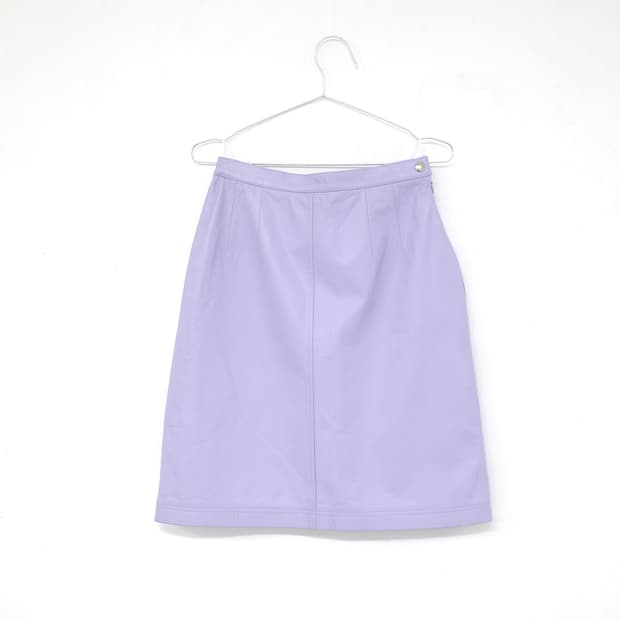 Courreges Leather Skirt