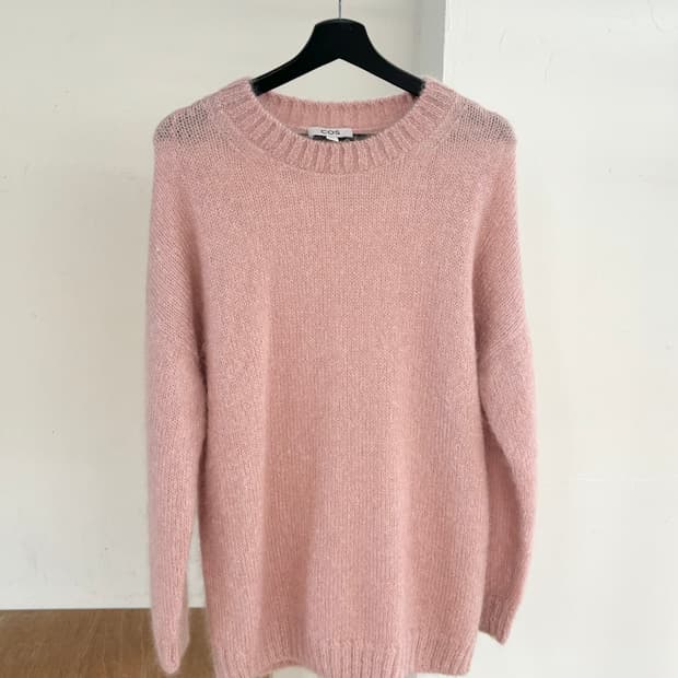 코스 모헤어 블렌드 오버사이즈 니트 스웨터 