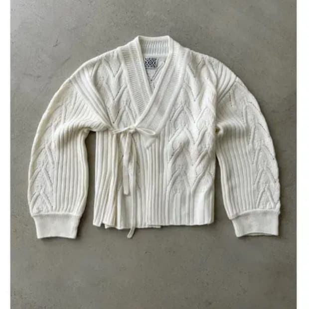한땀한땀 저고리 가디건 S