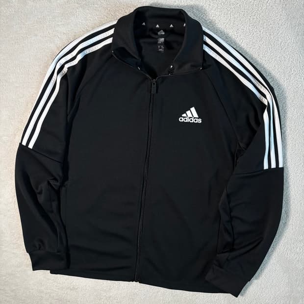 아디다스 블랙 스몰로고 져지