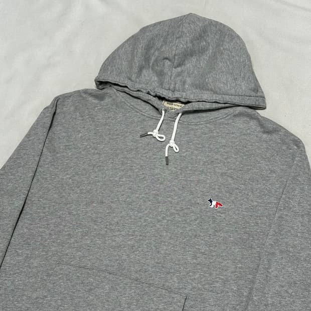 XL 메종키츠네 트리컬러 폭스 후드티