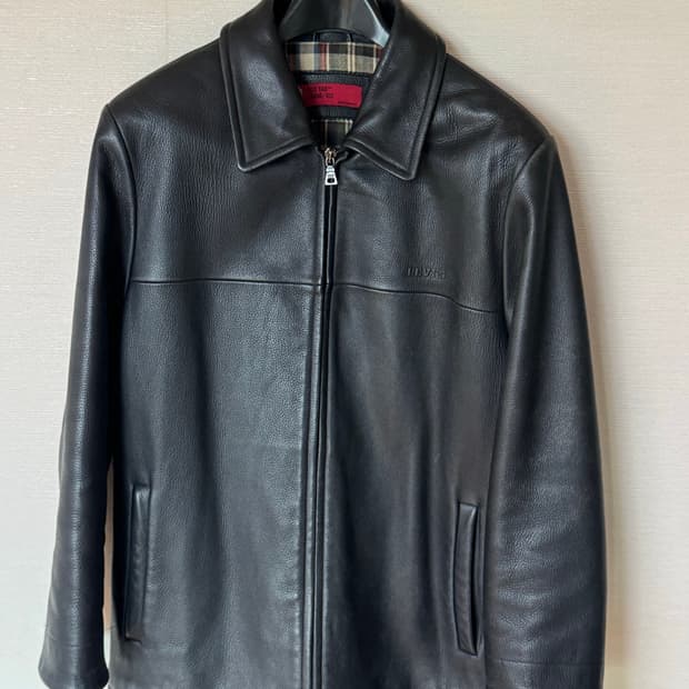빈티지 리바이스 카우하이드 가죽 자켓