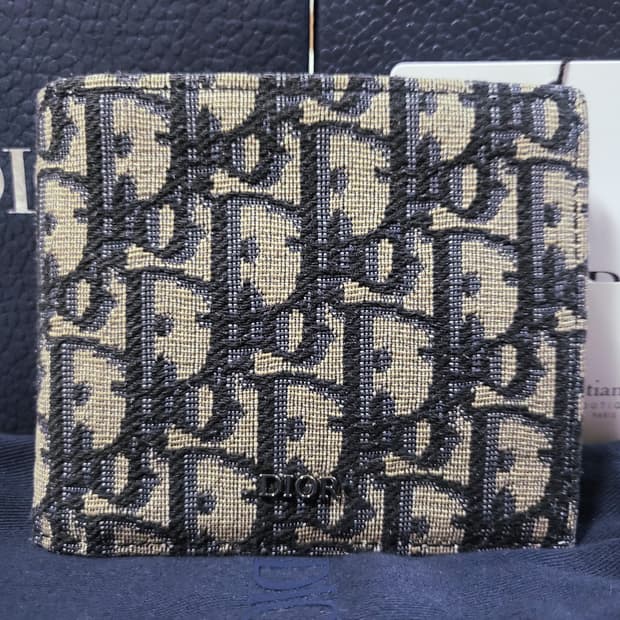 [풀구성] 디올 오블리크 반지갑 