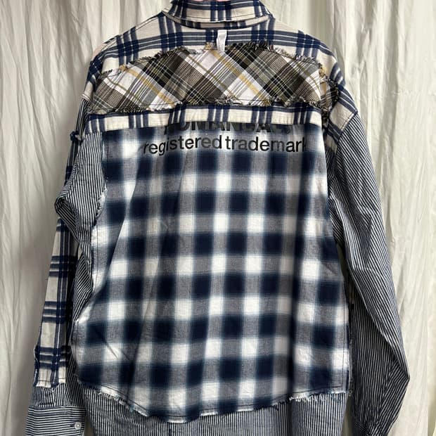 노매뉴얼 체크셔츠 